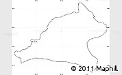 Blank Simple Map of Tshela, cropped outside