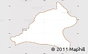 Classic Style Simple Map of Tshela, cropped outside