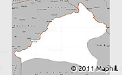 Gray Simple Map of Tshela