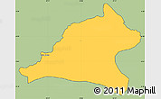 Savanna Style Simple Map of Tshela, cropped outside