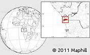 Blank Location Map of Boma