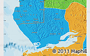 Political Map of Moanda