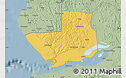 Savanna Style Map of Moanda
