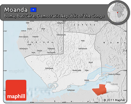 Silver Style Map of Moanda