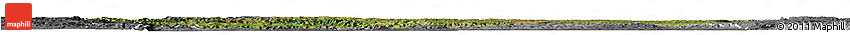 Satellite Horizon Map of Luozi, desaturated
