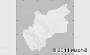 Gray Map of Luozi, single color outside