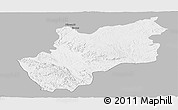 Gray Panoramic Map of Luozi, single color outside