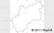 Blank Simple Map of Luozi, cropped outside, no labels