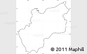Blank Simple Map of Luozi, cropped outside