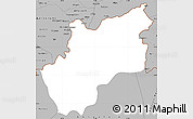 Gray Simple Map of Luozi