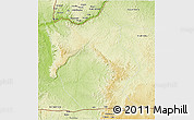 Physical 3D Map of Mbanza-Ngungu