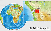 Physical Location Map of Mbanza-Ngungu, highlighted parent region, highlighted grandparent region