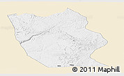 Classic Style Panoramic Map of Mbanza-Ngungu, single color outside