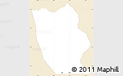 Classic Style Simple Map of Mbanza-Ngungu, single color outside