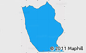Political Simple Map of Mbanza-Ngungu, cropped outside