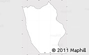 Silver Style Simple Map of Mbanza-Ngungu, cropped outside