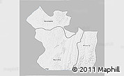 Gray 3D Map of Lukaya, single color outside