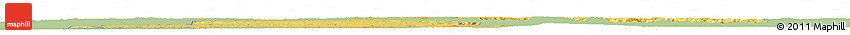 Savanna Style Horizon Map of Lukaya, single color outside