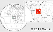 Blank Location Map of Lukaya