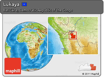Physical Location Map of Lukaya