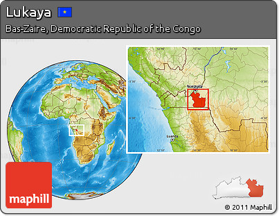 Physical Location Map of Lukaya
