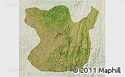Satellite 3D Map of Madimba, lighten