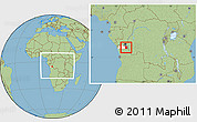Savanna Style Location Map of Madimba, highlighted parent region, highlighted grandparent region, within the entire country