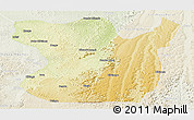 Physical Panoramic Map of Madimba, lighten