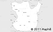 Silver Style Simple Map of Madimba