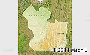 Physical Map of Lukaya, satellite outside