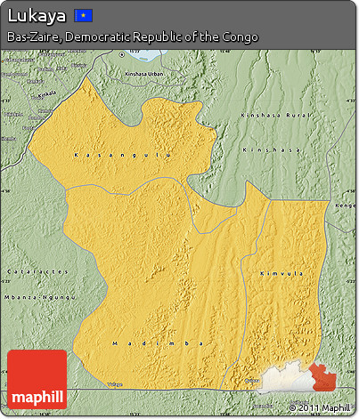 Savanna Style Map of Lukaya