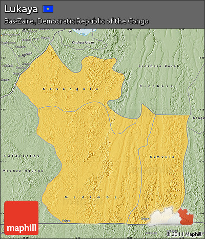 Savanna Style Map of Lukaya