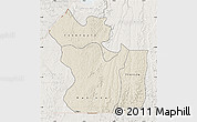 Shaded Relief Map of Lukaya, lighten