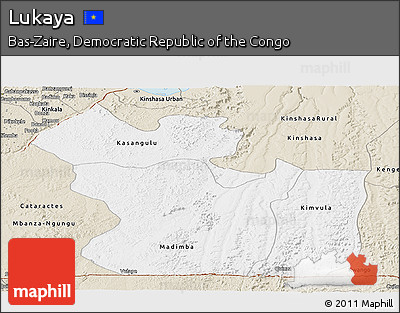 Classic Style Panoramic Map of Lukaya