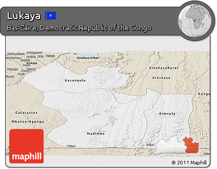 Classic Style Panoramic Map of Lukaya