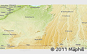 Physical Panoramic Map of Lukaya