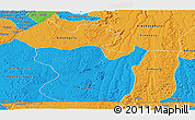 Political Panoramic Map of Lukaya