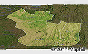 Satellite Panoramic Map of Lukaya, darken