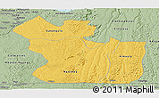 Savanna Style Panoramic Map of Lukaya