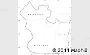 Blank Simple Map of Lukaya, cropped outside