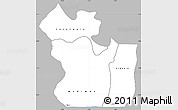 Gray Simple Map of Lukaya, single color outside