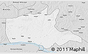 Silver Style 3D Map of Bumba