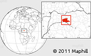 Blank Location Map of Bumba