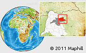 Physical Location Map of Bumba, highlighted parent region, highlighted grandparent region