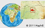 Physical Location Map of Bumba