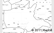 Blank Simple Map of Bumba