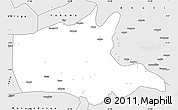 Silver Style Simple Map of Bumba