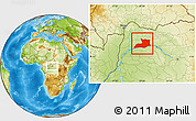Physical Location Map of Lisala