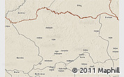 Shaded Relief 3D Map of Ango