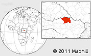 Blank Location Map of Ango